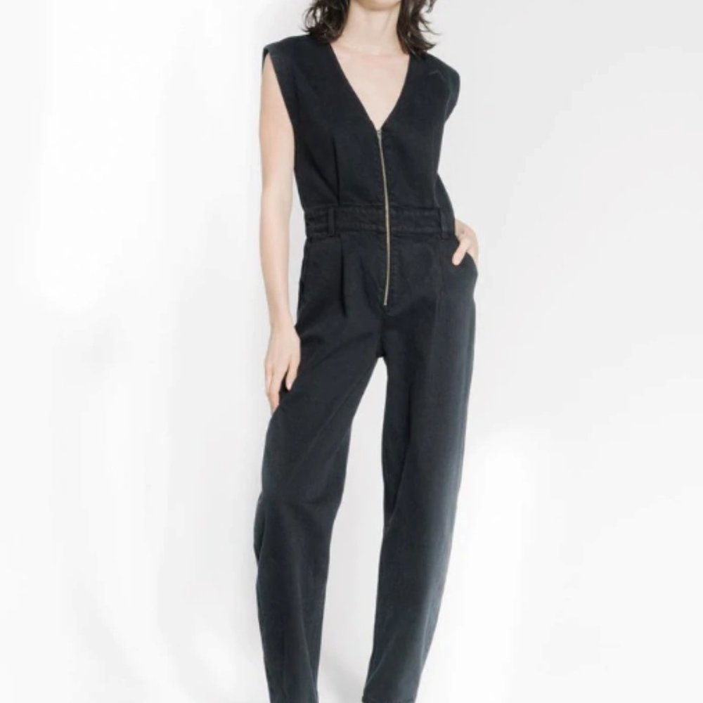 CRESCENT SLEEVELESS COVERALL  - fits like S/M